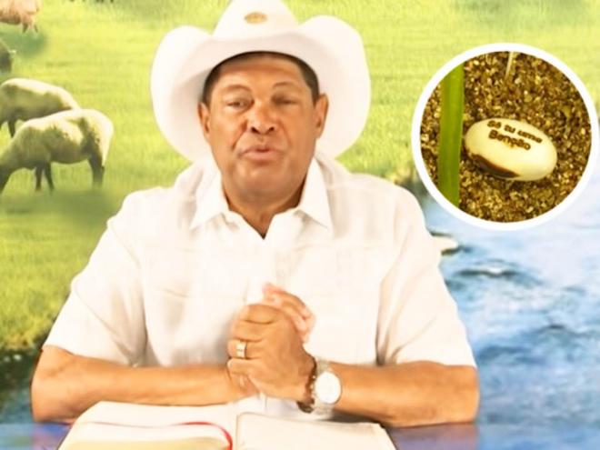Muitos telespectadores afirmam que semente oferecida a R$ 1 mil por pastor é, na verdade, feijão branco 