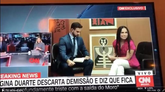 Entrevista de Regina Duarte, ao vivo, foi interrompida com 'chilique' de secretária 
