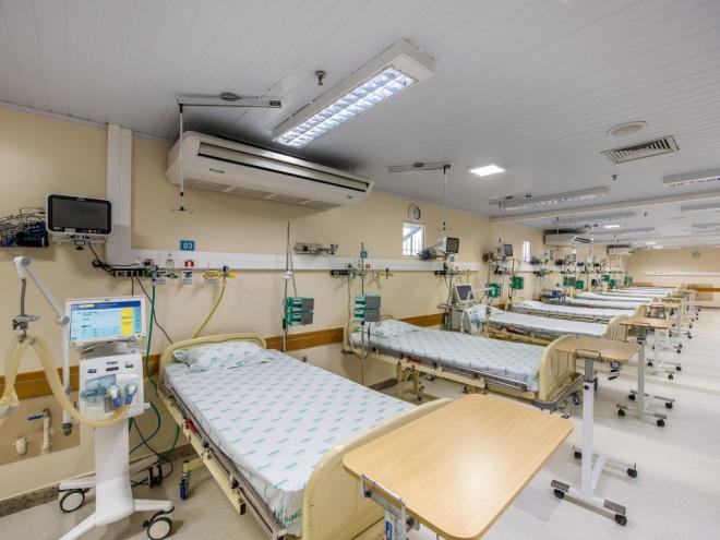 Os 50 novos leitos atenderão a pacientes de convênios particulares e do Sistema Único de Saúde