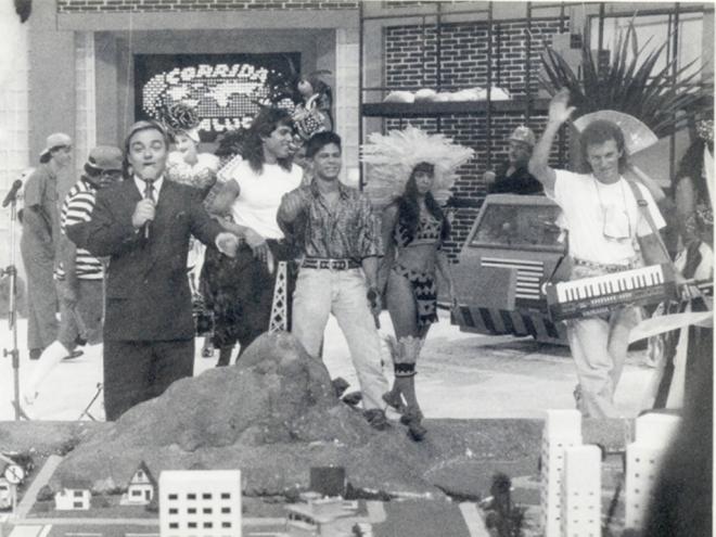 Gugu Liberato comandava a ?Corrida Maluca? no início dos anos 1990, no SBT