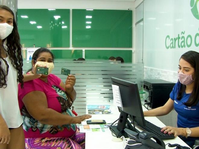 Sidnéia Pereira de Souza, moradora do bairro Canaãzinho, aprovou a iniciativa do Cartão de Todos