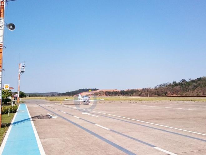 O Aeroporto Regional do Vale do Aço está com as atividades paralisadas desde o início deste mês