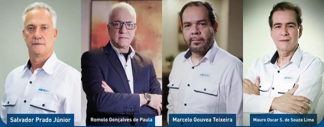 Nomes da nova estrutura organizacional a FSFX