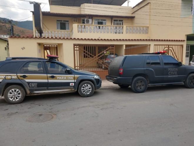 Trabalho para prender homem investigado por pedofilia foi feito pela Delegacia da PCMG em Santana do Paraíso