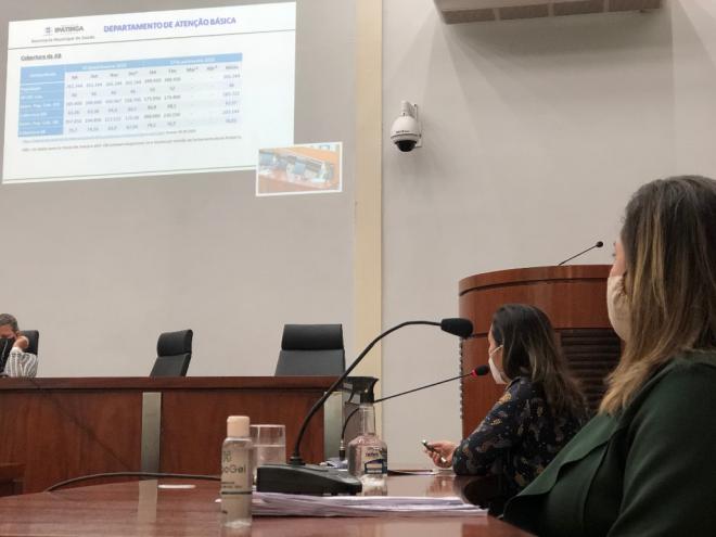 O relatório foi apresentado em Audiência Pública da Comissão de Saúde, no plenário da Câmara Municipal