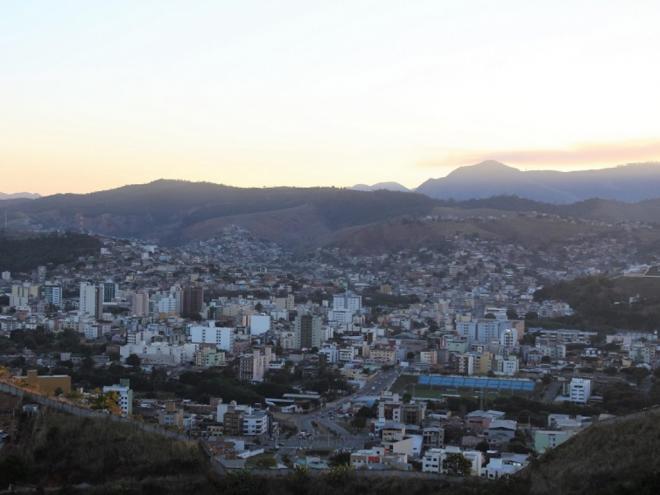 Panorâmica de Ipatinga. No primeiro plano, o bairro Cidade Nobre 