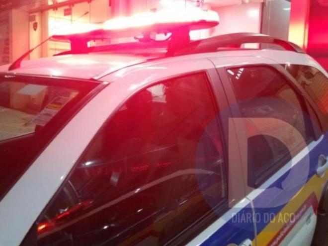 O suspeito de ser o autor do tiro foi conduzido pela PM para a delegacia de Ipatinga