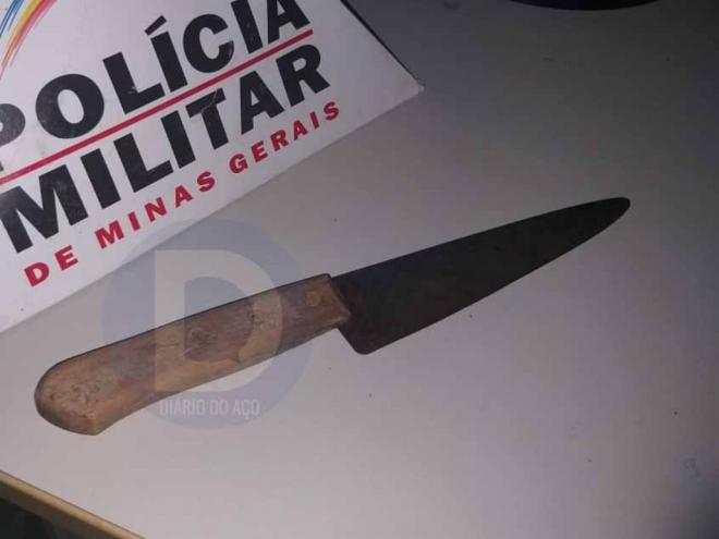 Jovem foi preso com a facada usada na tentativa de homicídio no bairro Bethânia