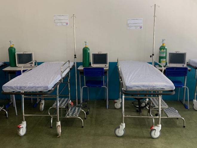 Com 40 leitos de Enfermaria e equipes assistenciais 24h à disposição, unidade é destinada inicialmente a receber pacientes com covid mais estáveis