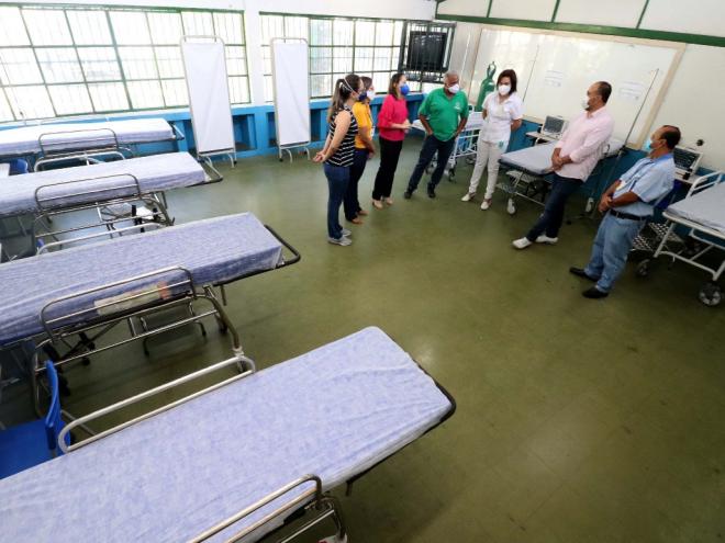 Unidade de apoio está equipada para receber pacientes com covid-19 de menor gravidade