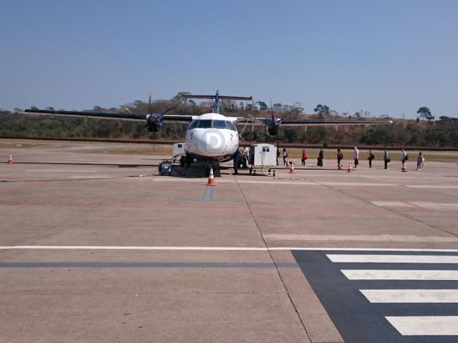 Companhia aérea informou que retomará as atividades após o fim das obras