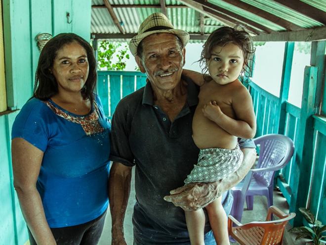 Seu Bené e a família, em Bragança, no Pará, é o 