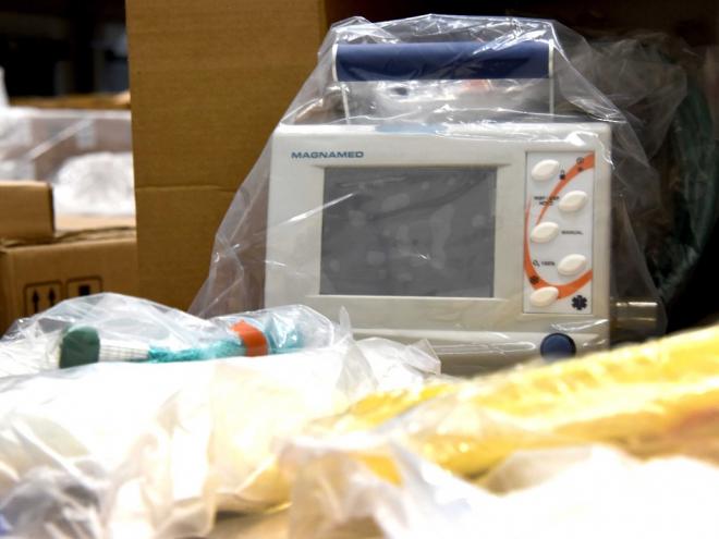 Respiradores destinados à preparação de UTIs para pacientes de covid-19