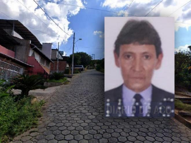 José Pinheiro Gonçalves foi assassinado ao chegar em sua casa, na avenida São Paulo, bairro Aparecida do Norte, em Coronel Fabriciano 