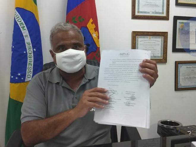 Prefeito Nardyello Rocha, em entrevista na manhã dessa quarta-feira: ''decisão de reabrir shopping depende de solução de um imbróglio jurídico''