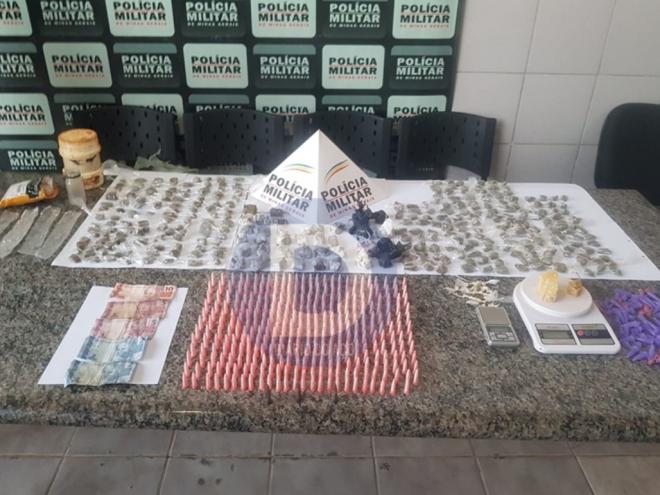 Ação da PM resultou na apreensão de drogas 