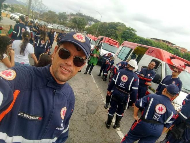 Reinaldo Monteiro de Alvarenga conta rotina como socorrista 