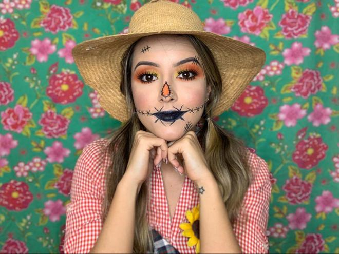 Luísa Profiro mostra como se maquiar