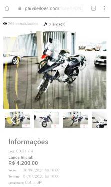 Veículo arrematado em site de leilões, de São Paulo, não foi entregue