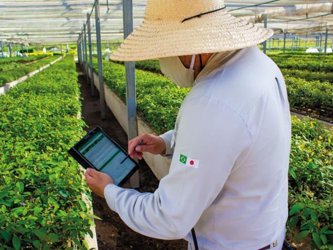 Cenibra implantou projeto de mobilidade para a coleta das informações de qualidade das atividades de campo
