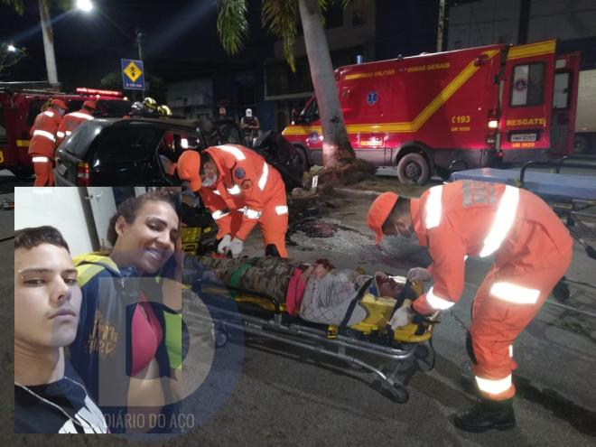 Pedro Henryque e Ezila morreram no acidente nesta madrugada