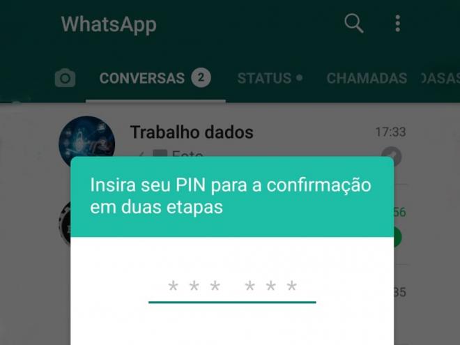 Código de recuperação ou de confirmação em duas etapas nunca devem ser informados a terceiros