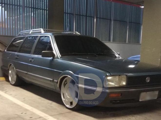 Os presos estavam com estas rodas da Quantum furtada no início da semana