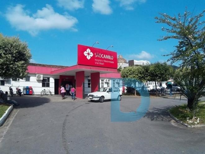 A vítima ferida deu entrada neste hospital, local onde a PM foi informada sobre o crime