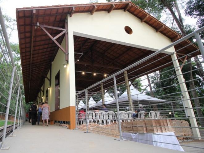 A Estação Pedra Mole foi recuperada e entregue à população em dezembro de 2019; depois fechada como medida preventiva na pandemia