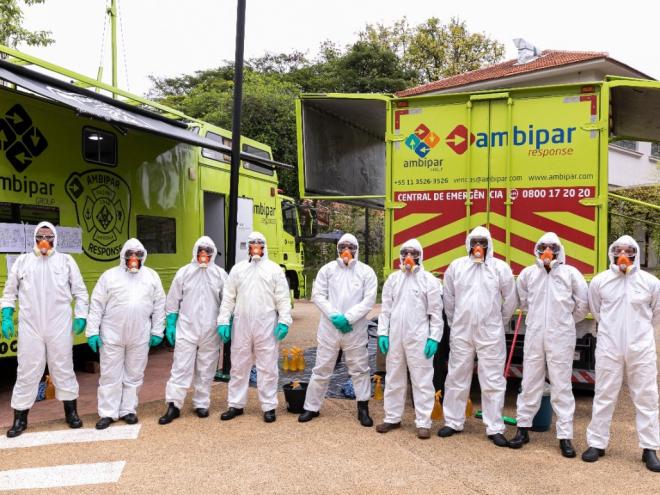 A Ambipar Response conta com uma equipe capacitada para atender seus clientes 