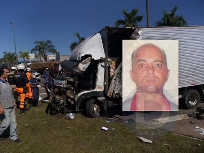 O caminhoneiro foi identificado como Fabiano Machado, de 48 anos
