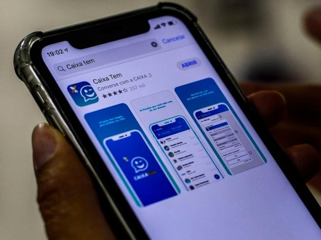 Caixa disponibiliza auxílio em poupança digital