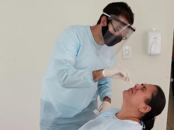 Esta é a quarta testagem realizada pela administração municipal desde o início da pandemia