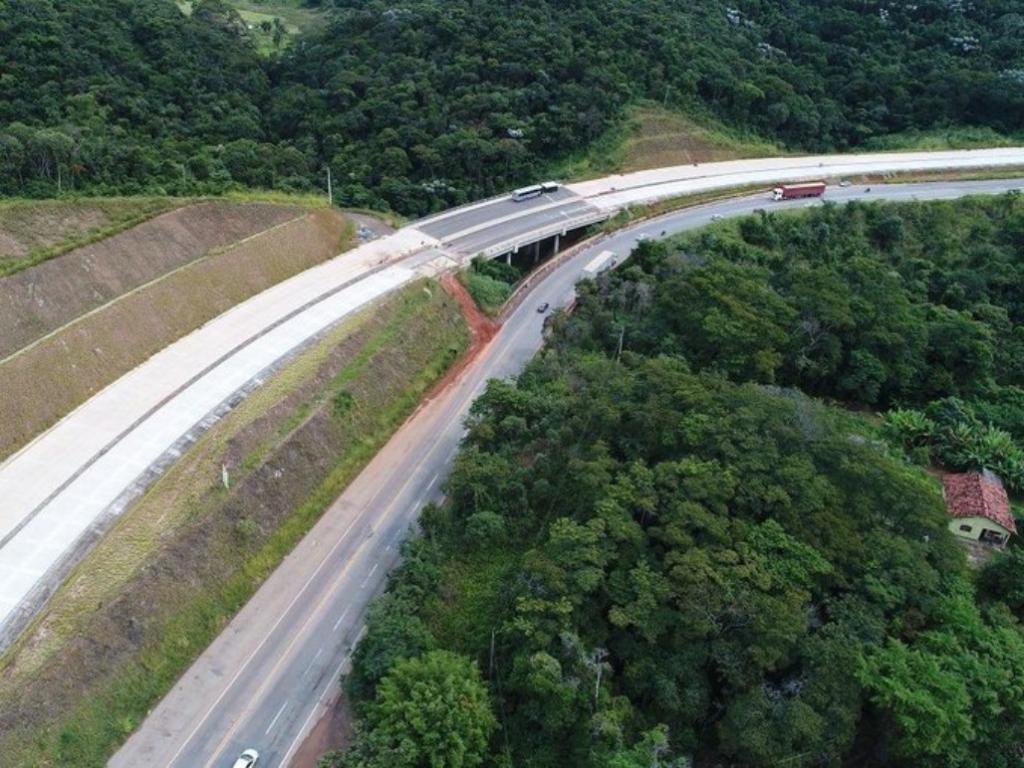 Trecho no lote 7 da duplicação da BR-381