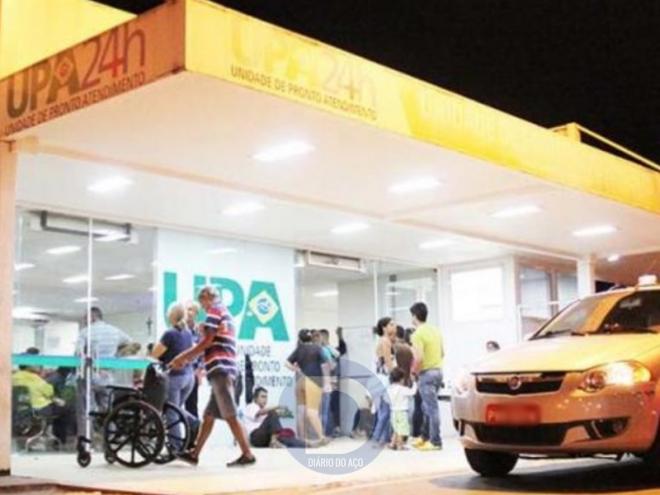 Mesmo ferida, a vítima conseguiu correr até a UPA para buscar socorro médico