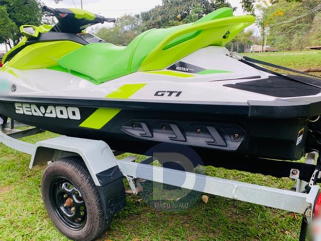 A isca usada pelo golpista foi um jet-ski à venda, abaixo do valor de mercado