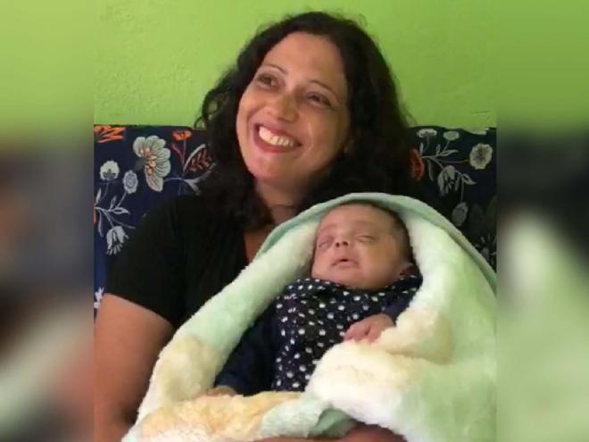 Jussara Anício comemora uma vitória dupla: sobreviveu à covid-19 e o filho foi salvo