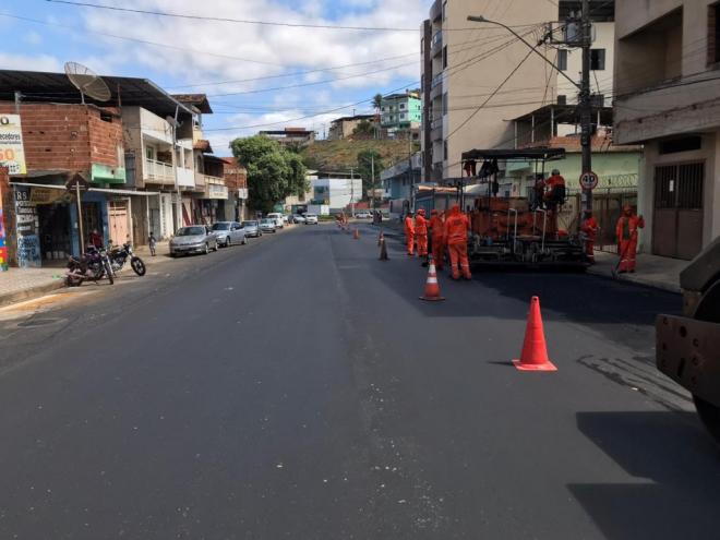 Avenida Galileia, no bairro Canaãzinho, deve ser totalmente liberada nos próximos dias