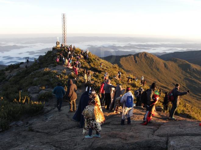 Pico da Bandeira, no Parque Nacional do Caparaó, está entre um dos lugares mais visitados no Sudeste brasileiro
