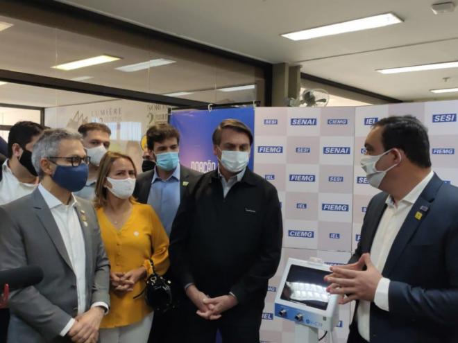 Entrega ocorreu durante visita do presidente da República, Jair Bolsonaro e do presidente da Fiemg, Flávio Roscoe a Ipatinga 