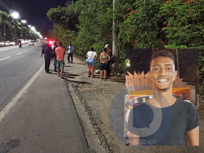 Hyago Matheus não resistiu e morreu no local do acidente