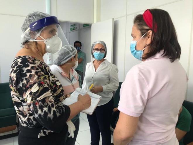 No mês de agosto, uma equipe da Superintendência Regional de Saúde esteve no Hospital Municipal para realizar uma auditoria  
