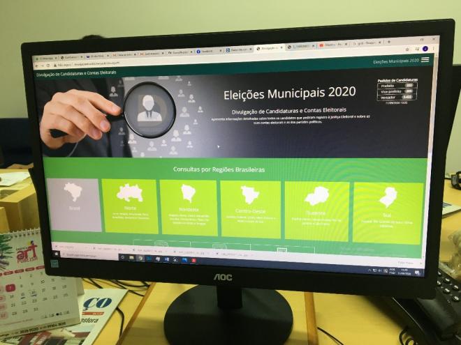Registros de candidaturas podem ser conferidos por cidadãos, no site do TSE