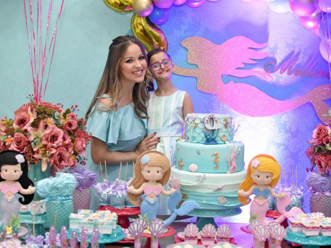 Michelle Giarola e a filha Mellina, vidas guiadas por Deus