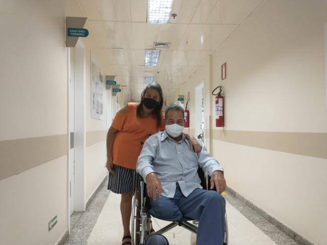 Os irmãos Helenice Maria da Silva e Paulo Roberto Pereira foram contemplados com a doação de rim