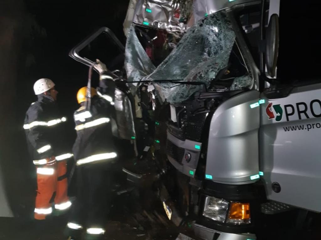 As causas do acidente, ocorrido na madrugada dessa terça-feira, ainda são apuradas