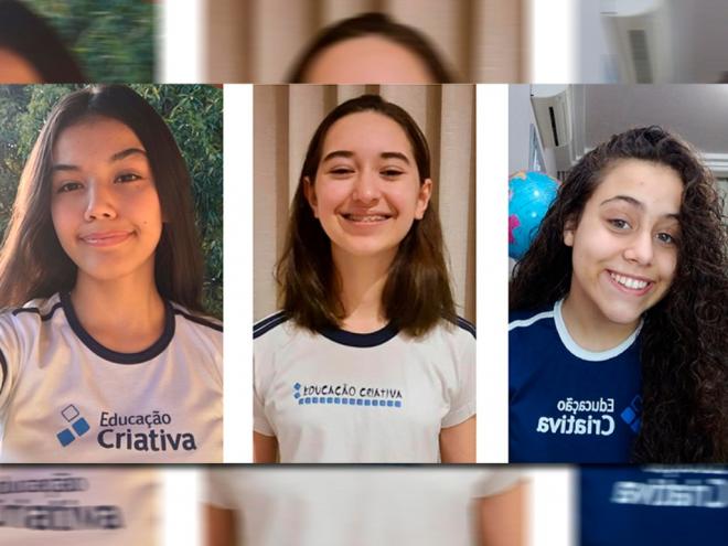 Sophia Nahas, Sofia Maia e Graziela Barros desenvolveram um aplicativo para facilitar e estimular denúncias de crimes ambientais 