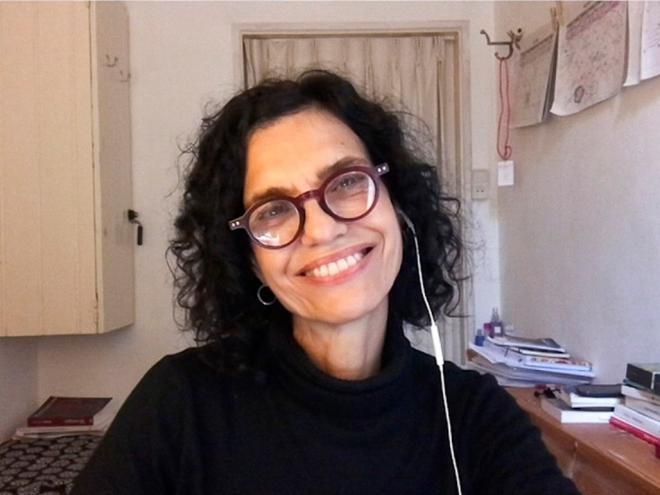 A coreógrafa e diretora de arte Lia Rodrigues