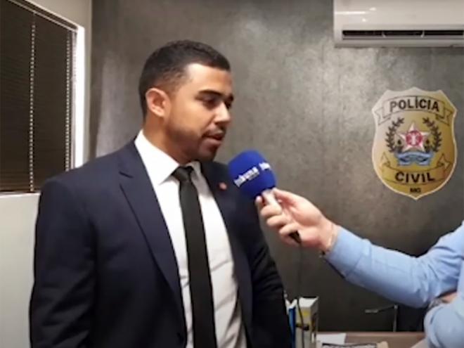  O delegado Glaydson Ferreira comanda investigações sobre latrocínio do padre Adriano 