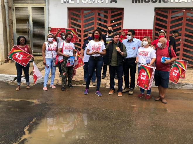 Candidata a prefeita de Timóteo visitou o bairro no fim de semana